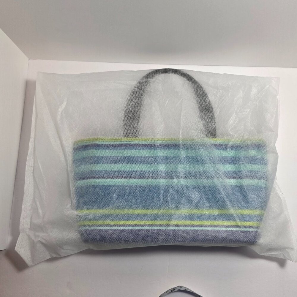 Kate Spade New York Striped Canvas Tote w/ Dust Bag - Small/Medium Size - Picture 9 of 9